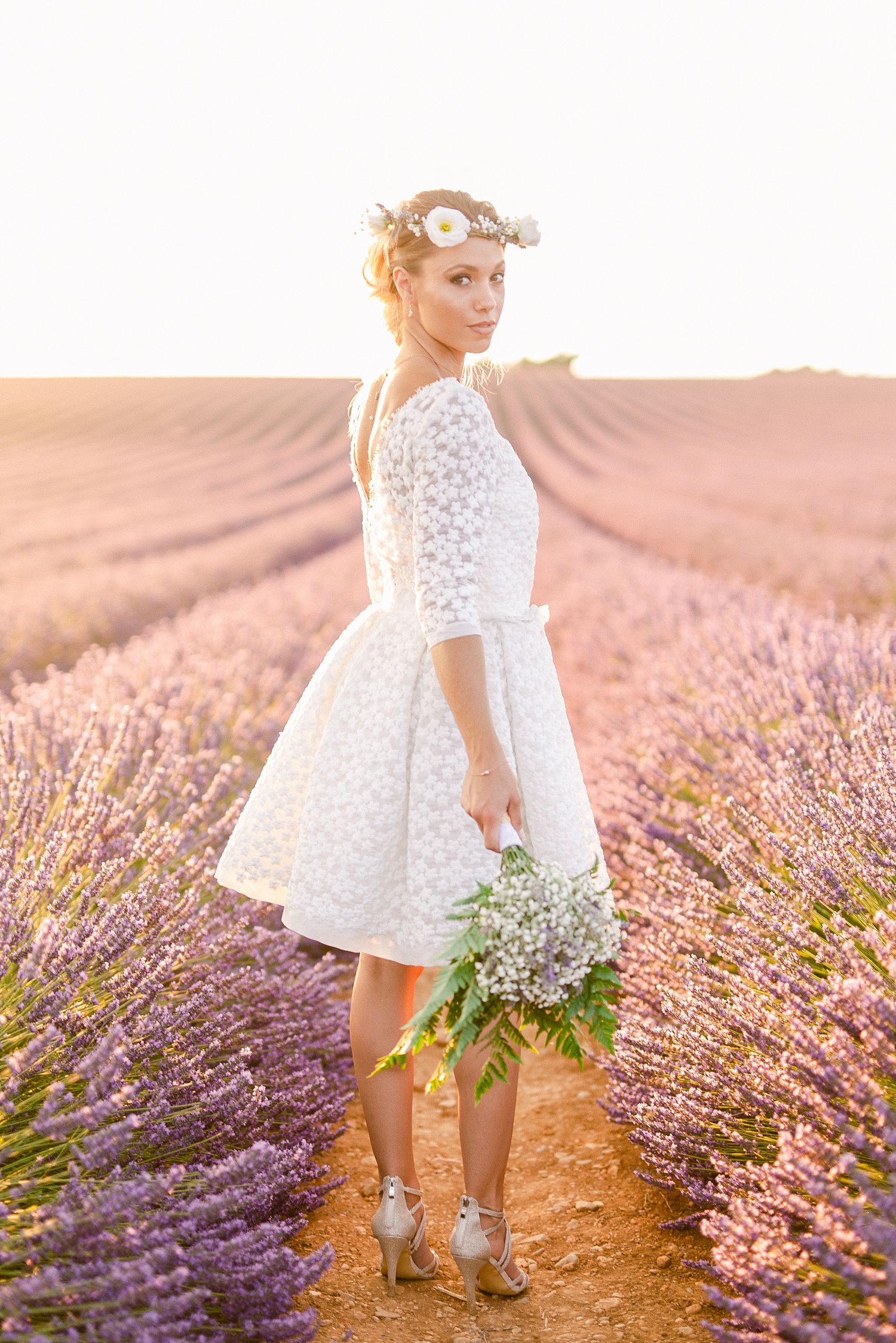 seance engagement lavande Provence