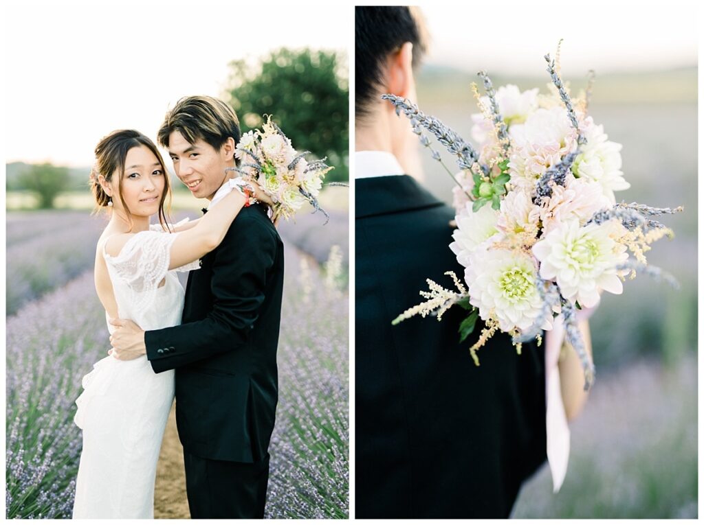 destination wedding provence lavander fields