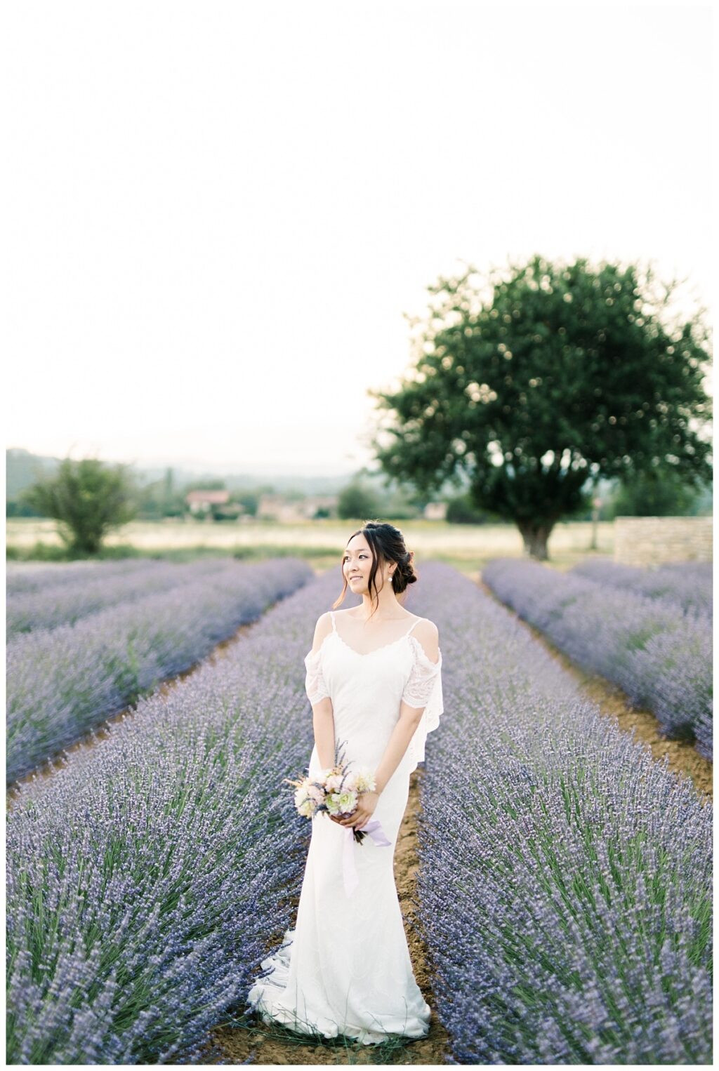 destination wedding provence lavander fields