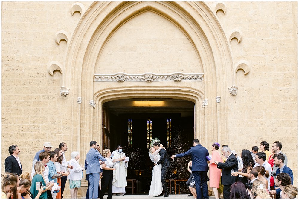 sortie église mariage