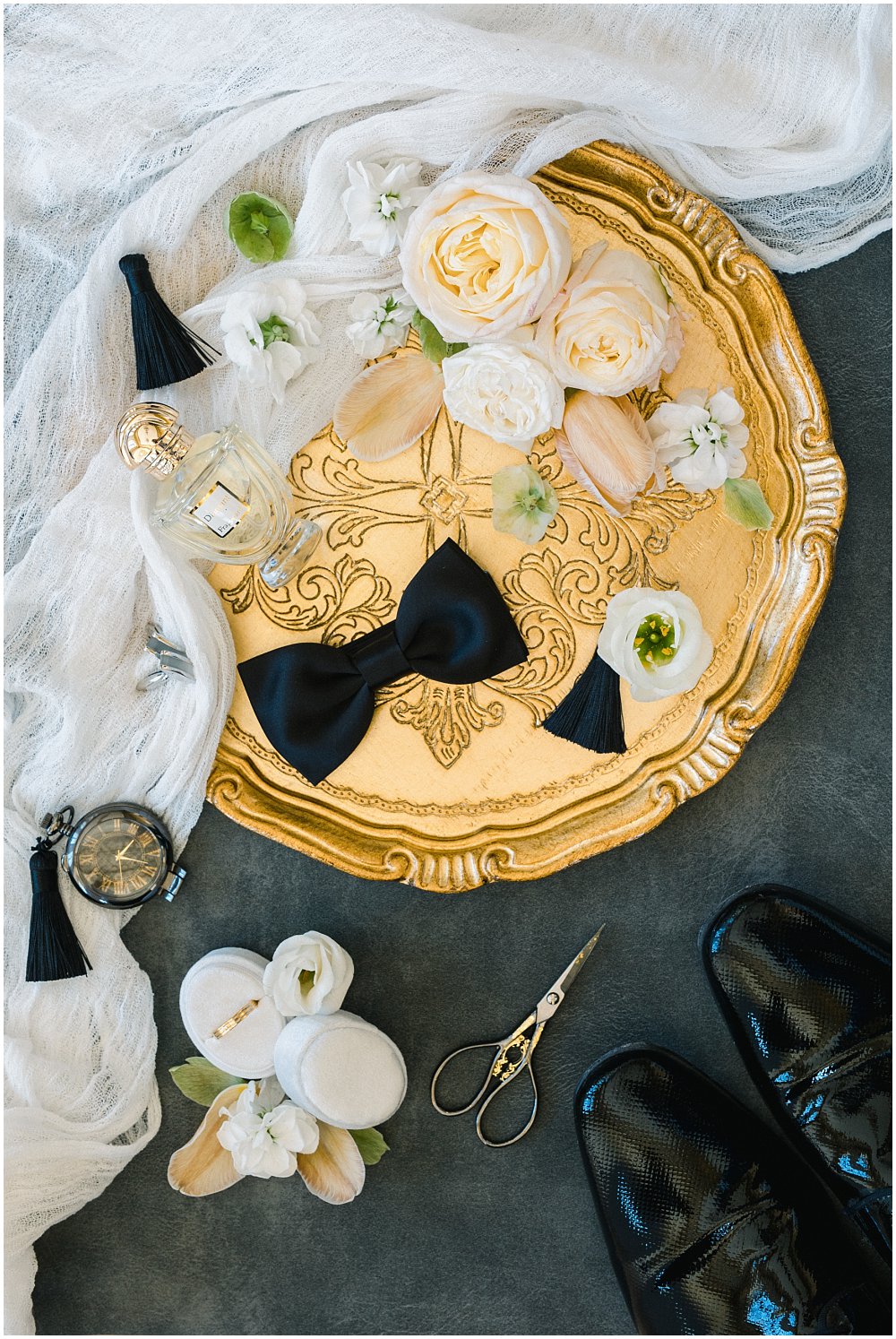 wedding flatlay