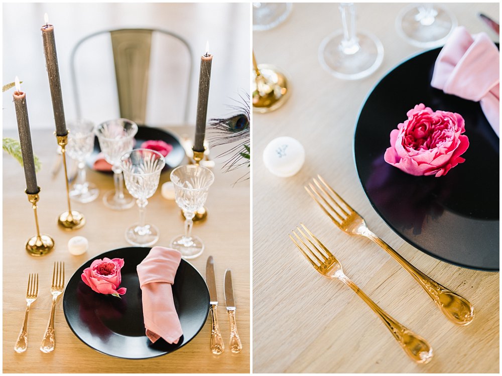 table de mariage inspiration industrielle