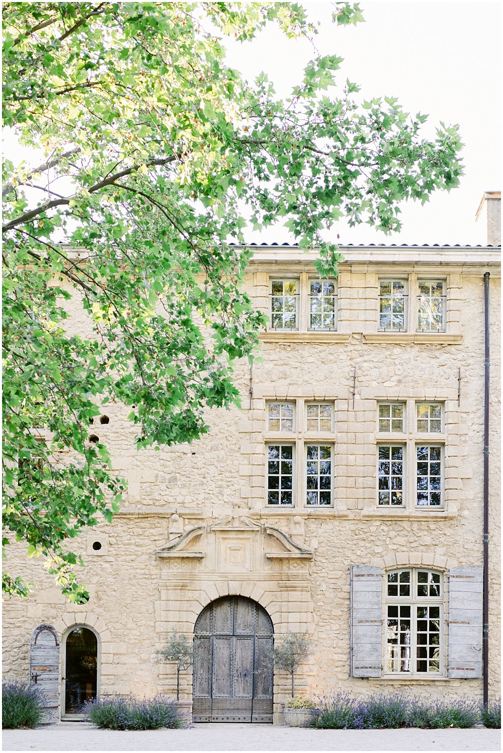 vue sur le château de Sannes