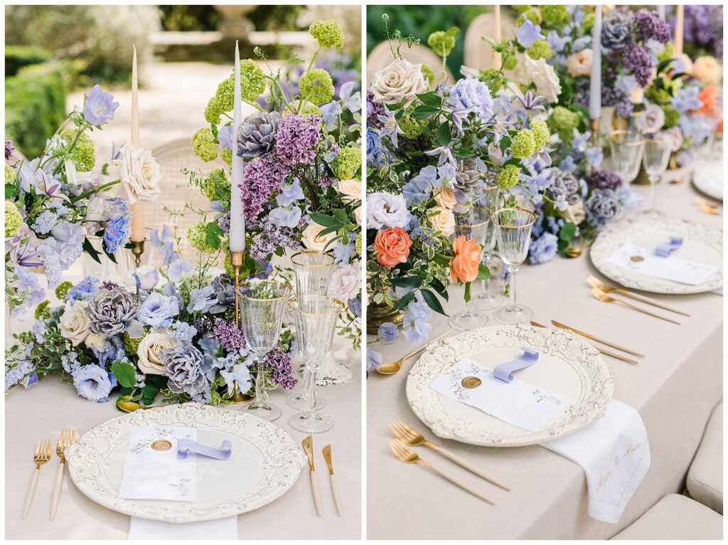 Bastide du Roy wedding table