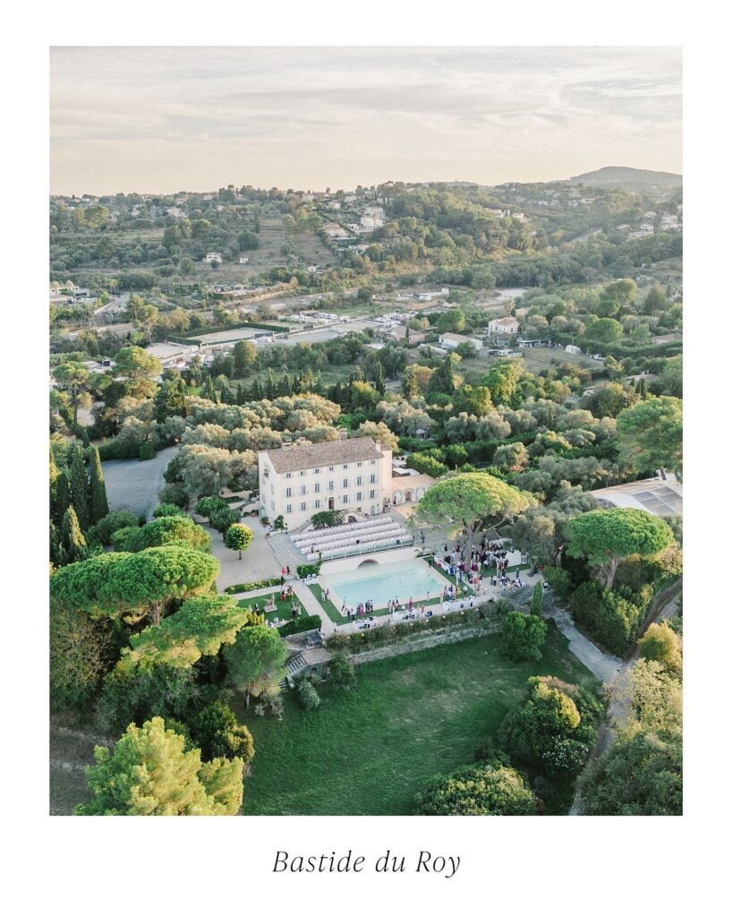 Bastide du Roy is an iconic estate in Antibes known for hosting some of the most elegant weddings on the French Riviera.