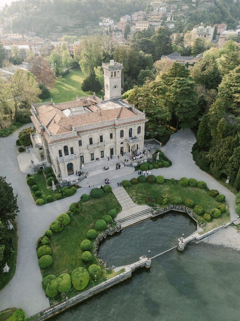 villa Erba lake como Wedding in Italy